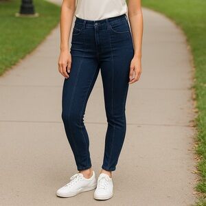 We The Free Easy Goes It Jeggings Size 26 Dark Wash Pull On High Rise